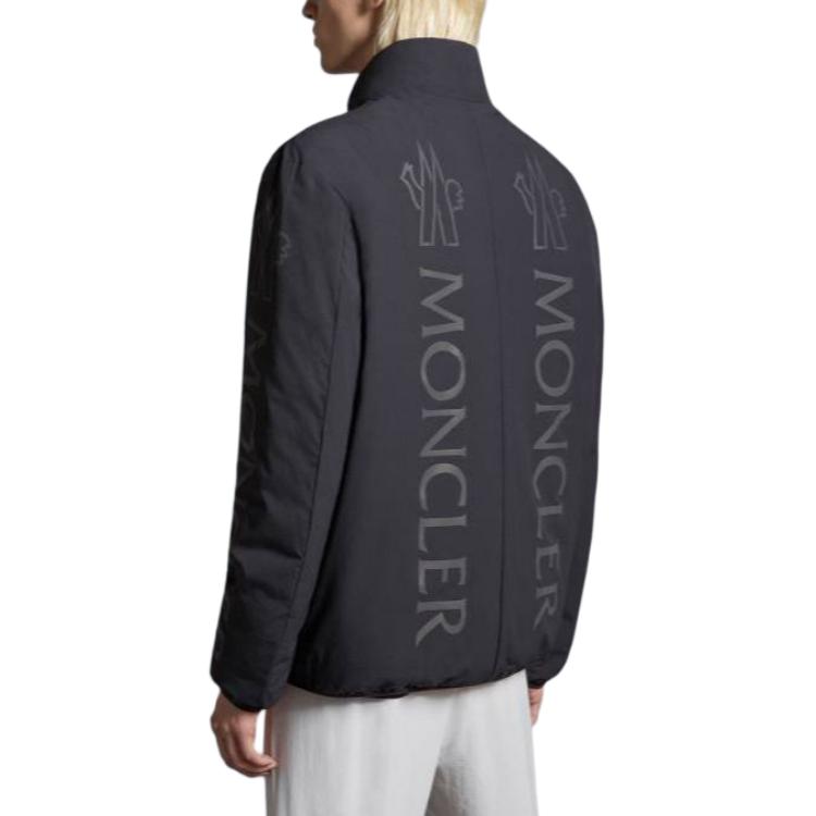 Moncler Reversible Logo Printed Down Jacket Black  J10911A00052597EN999 圖 4