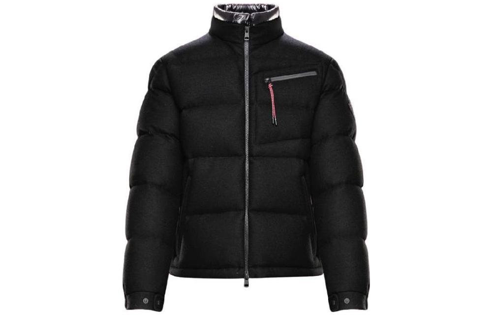 Moncler Rhea  Black Down Jacket with Zipper and Stand Collar. 0921A5090054AQJ999 圖 2