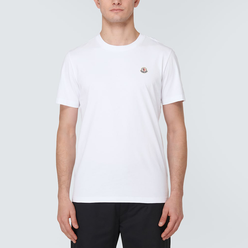 Details for Moncler Ribbed Crew Neck Logo T-Shirt Men’s 3-Pack. J10918C00025829H83P3