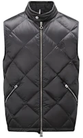 Moncler S23 Quilted Down Vest with Logo Patch - I10911A00055596J2920 Moncler S23 Quilted Down Vest with Logo Patch - I10911A00055596J2920