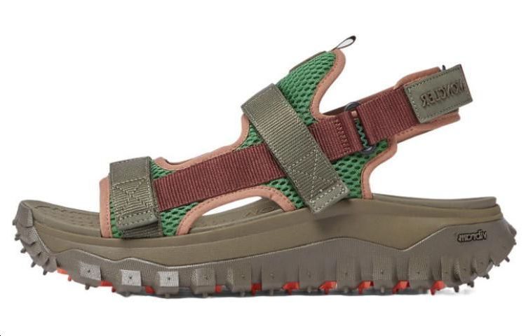 Moncler Trailgrip Vela Water-Repellent Sandal Brown 'Green'