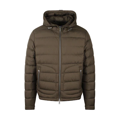 Moncler SESTRIERE Unisex Fitted Khaki Hooded Down Jacket J10911A00095549SK815