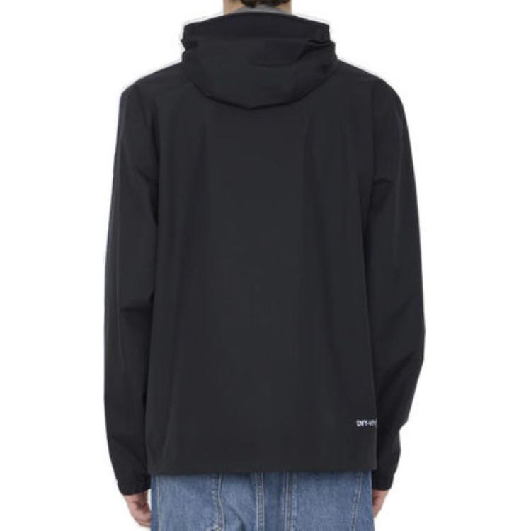 Shop 盟可睐 Shipton 黑色连帽拉链夹克 字母设计. J10971A0001254AL5999