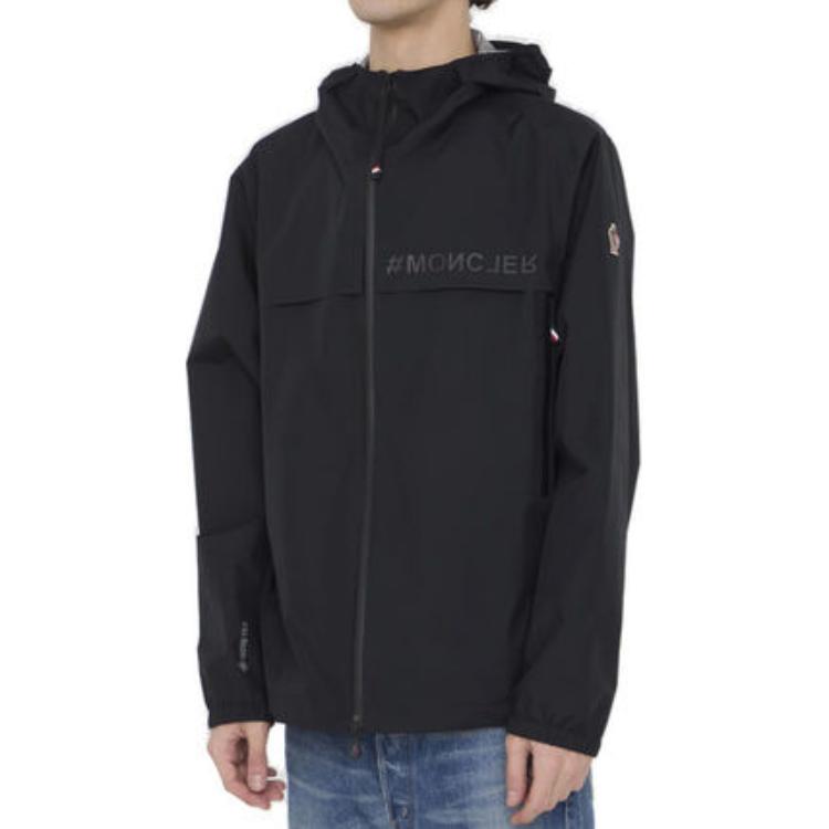 Purchase 盟可睐 Shipton 黑色连帽拉链夹克 字母设计. J10971A0001254AL5999