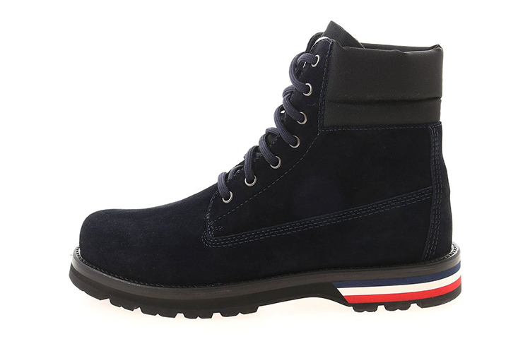Moncler Short Boot 'Blue Velour'