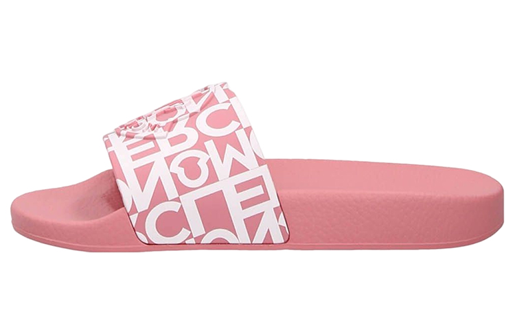 Moncler Slide 'Allover Logo - Pink' 4C00060-M3002-P40