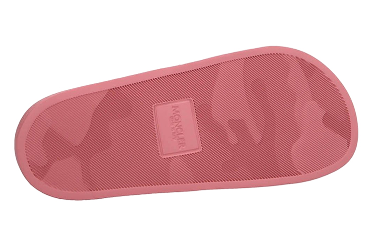Shop Moncler Sandal 'Motif Logo - Pink' 4C00060-M3002-P40