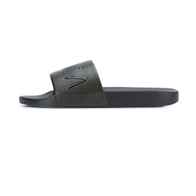 Moncler Slide 'Black Leather'