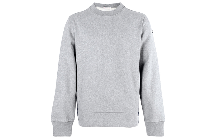 Moncler Small Logo Pullover Sweatshirt Men’s Grey 802130080451984