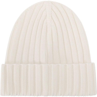 Moncler Small Logo Wool Knit Beanie Unisex Couple Style in Off-White. I20933B00036A9327030 Details for Moncler Small Logo Wool Knit Beanie Unisex Couple Style in Off-White. I20933B00036A9327030