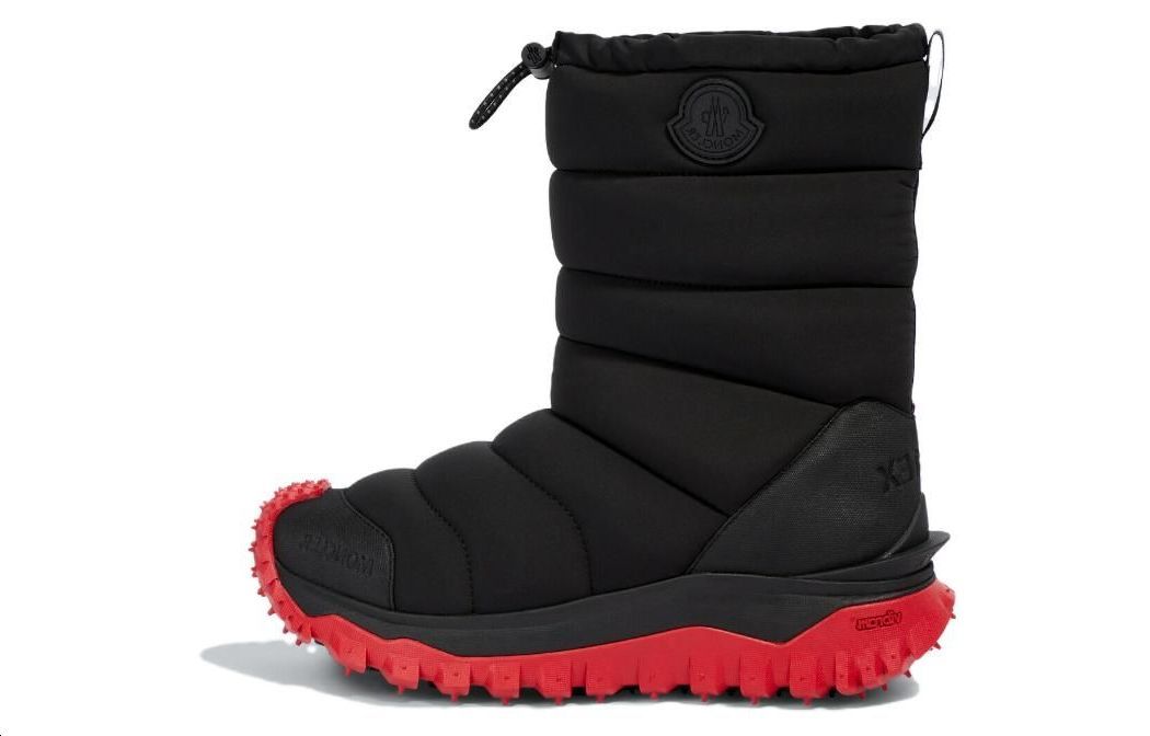 Moncler Snow Boots 'Black Red'