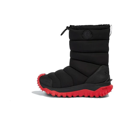 Moncler Snow Boots 'Black Red'