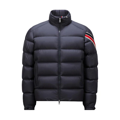 Moncler Solayan FW24 Tricolor Trim Short Down Jacket Unisex J20911A00066549SK779