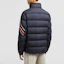 Shop Moncler Solayan FW24 Chaqueta Corta Unisex con Ribete Tricolor J20911A00066549SK779