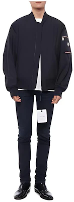 Moncler 純黑色飛行夾克外套 1A00156-54A81-778 Buy Moncler 純黑色飛行夾克外套 1A00156-54A81-778