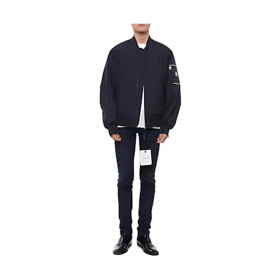 Moncler Solid Black Bomber Jacket 1A00156-54A81-778
