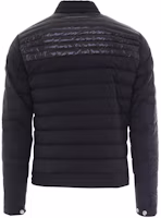 Lookbook Moncler Solid Black Zip-Up Puffer Jacket with Stand Collar 1A5040053132999