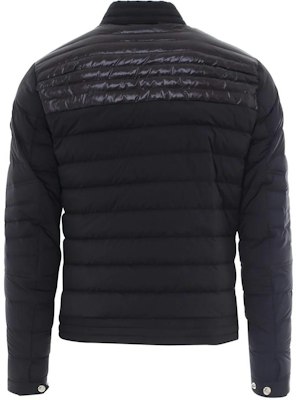 Moncler Solid Black Zip-Up Puffer Jacket with Stand Collar 1A5040053132999 Lookbook Moncler Solid Black Zip-Up Puffer Jacket with Stand Collar 1A5040053132999