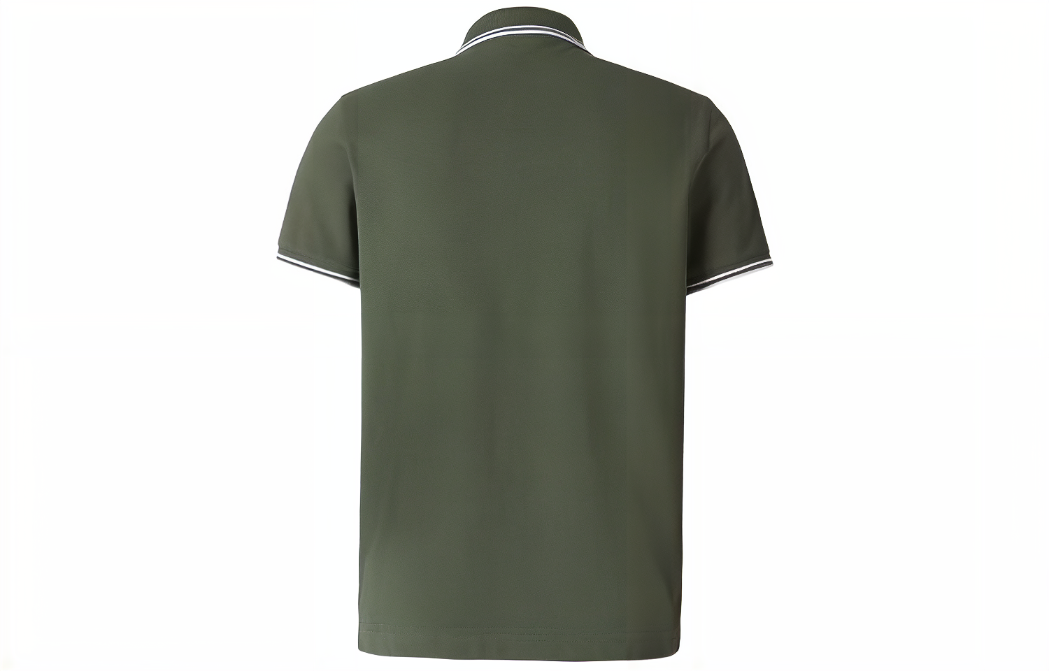 Moncler Solid Color Green Polo Shirt 8A00030-899UR-876 圖 3