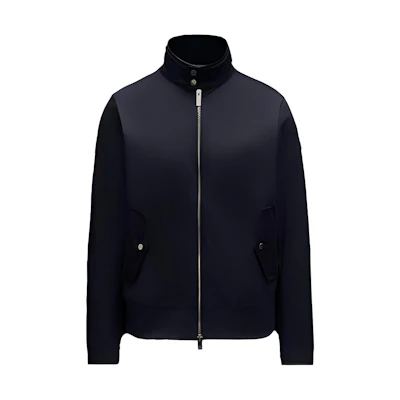 Moncler Solid Color Zip Jacket Black I10911A00164595R7779