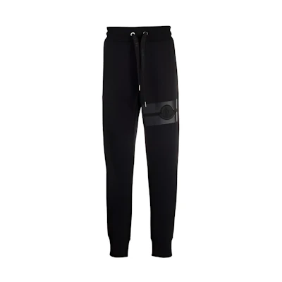 Moncler Solid Tapered Knit Joggers with Graphic Print. G20918H00002809KR
