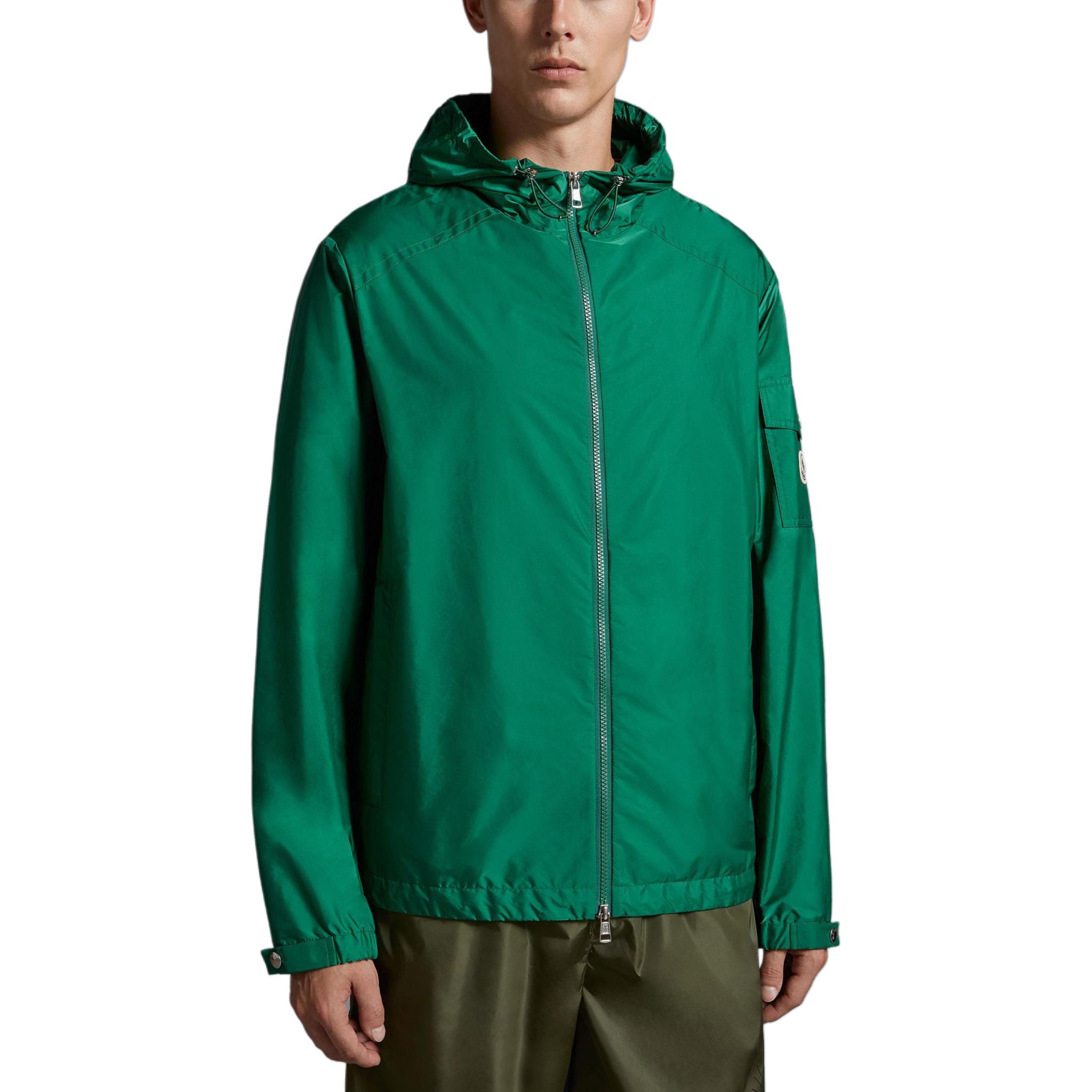 Shop モンクレール スプリング/サマー エティアチェ フーデッドジャケットコート J10911A001015968E84A