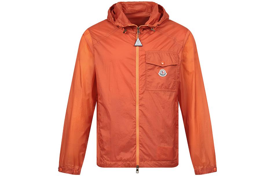 Moncler Spring/Summer Samakar Lightweight Hooded Jacket for Men - Orange. I10911A00152595F3336