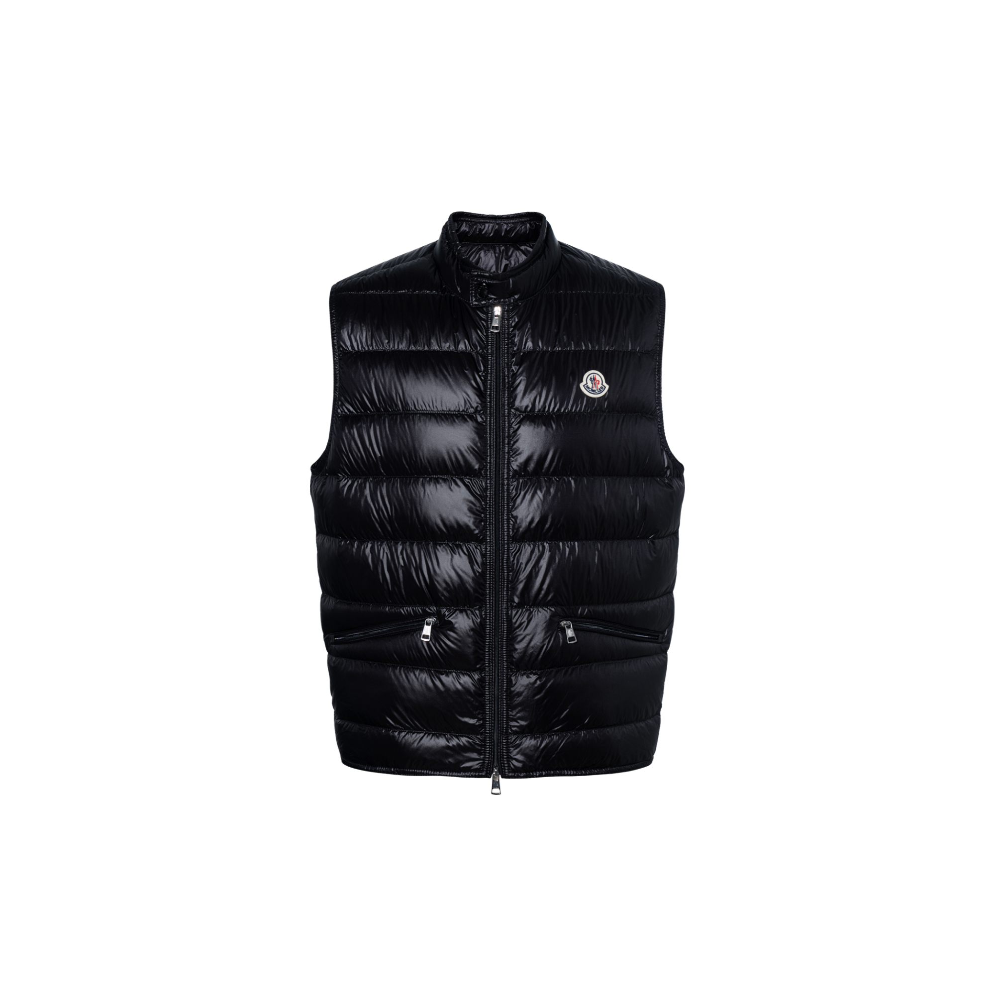 Moncler SS20 Black Water-Repellent Down Vest Unisex 1A1070053029999