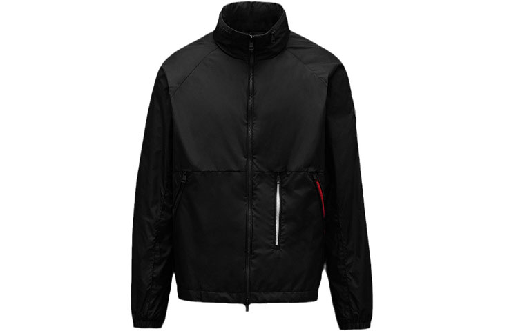 Order Moncler SS21 黑色尼龍外套，可拆式帽子與雙拉鍊設計. G10921B7110068352999