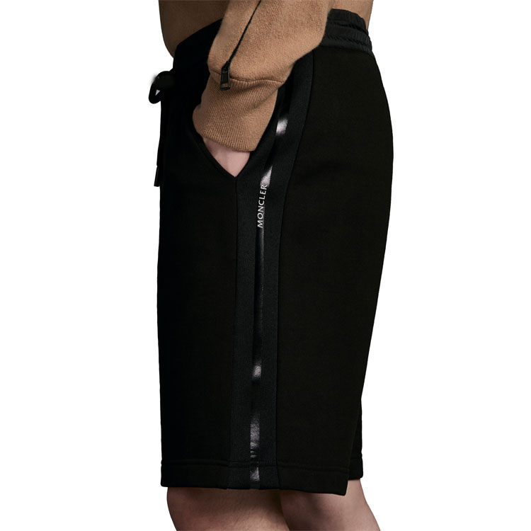 Moncler SS21 Black Terry Drawstring Bermuda Shorts G20918H00012809KR 圖 4