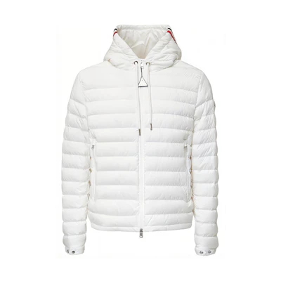 Moncler SS21 EUS Down Jacket Tricolor Patch Hooded Unisex Winter Coat. 1A50A0053333042