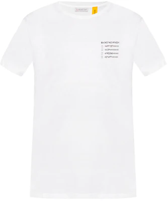 Moncler SS21 Genius Logo Print Crewneck T-Shirt White D209U80020508391Q001 Order Moncler SS21 Genius Logo Print Crewneck T-Shirt White D209U80020508391Q001