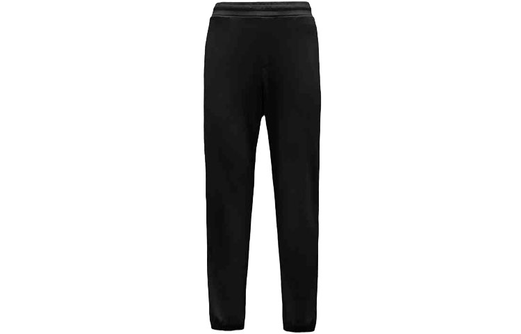 Order Moncler SS21 Logo Cotton Fleece Joggers Black G10918H728108098U999