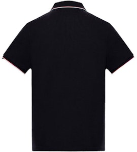 Moncler SS21 海軍藍棉質徽標針織POLO衫 0918A7030084556773 Lookbook Moncler SS21 海軍藍棉質徽標針織POLO衫 0918A7030084556773