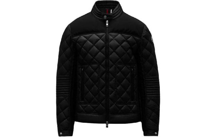 Moncler SS21 Unisex Black Puffer Jacket with Stand Collar and Detail Panels. 0911A0005068950999 圖 2