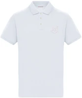 Moncler SS21 White Logo Casual Short Sleeve Polo Shirt 0918A7290084556001 Moncler SS21 White Logo Casual Short Sleeve Polo Shirt 0918A7290084556001