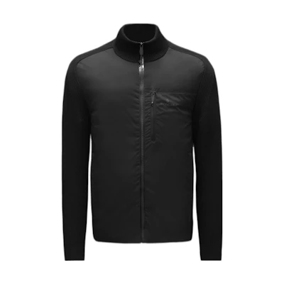 Moncler SS22 Black Logo Knit Sweatshirt - Gift Recommendation H10919B00006M1393999