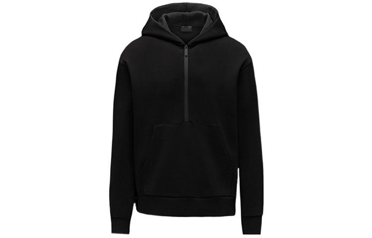 Moncler SS22  Black Logo Print Long Sleeve Hoodie Jacket H10918G000368098U999 圖 2