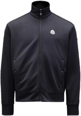 Moncler SS22 Jaket Hitam Lengan Panjang dengan Resleting dan Detail Stud. H20918G00003899A1999 Buy Moncler SS22 Jaket Hitam Lengan Panjang dengan Resleting dan Detail Stud. H20918G00003899A1999