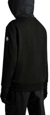 Moncler SS22 Black Pullover Hoodie with Solid Color Panels. H20918G00004809KR999 Shop Moncler SS22 Black Pullover Hoodie with Solid Color Panels. H20918G00004809KR999