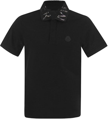 蒙克莱 SS22 黑色短袖徽标领POLO衫 8A0000484673999 Order 蒙克莱 SS22 黑色短袖徽标领POLO衫 8A0000484673999