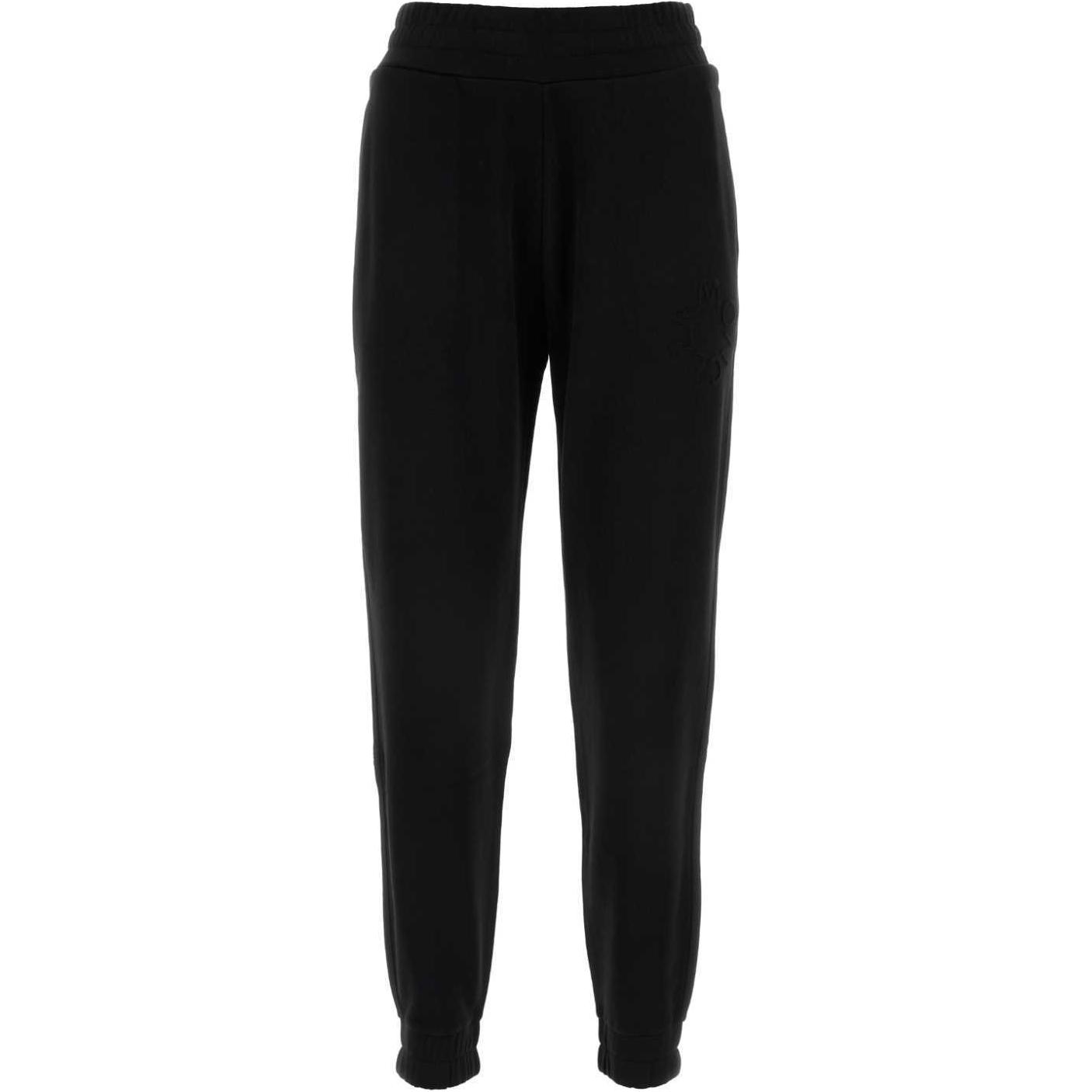 Moncler SS22  Black Sweatpants with Triple Stripe Jogger Design. 8H00005809KR999