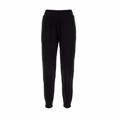 Moncler SS22 Black Sweatpants with Triple Stripe Jogger Design. 8H00005809KR999