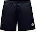 Buy Moncler SS22 Black Swim Shorts with Tricolor Detail and Relaxed Fit. H10912C0000453326999