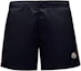 Order Moncler SS22 Black Swim Shorts with Tricolor Detail and Relaxed Fit. H10912C0000453326999