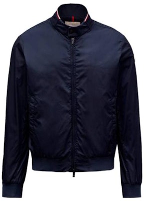 Moncler SS22 Blue Waterproof Jacket with Solid Logo Patch. H10911A0007868352775 Order Moncler SS22 Blue Waterproof Jacket with Solid Logo Patch. H10911A0007868352775