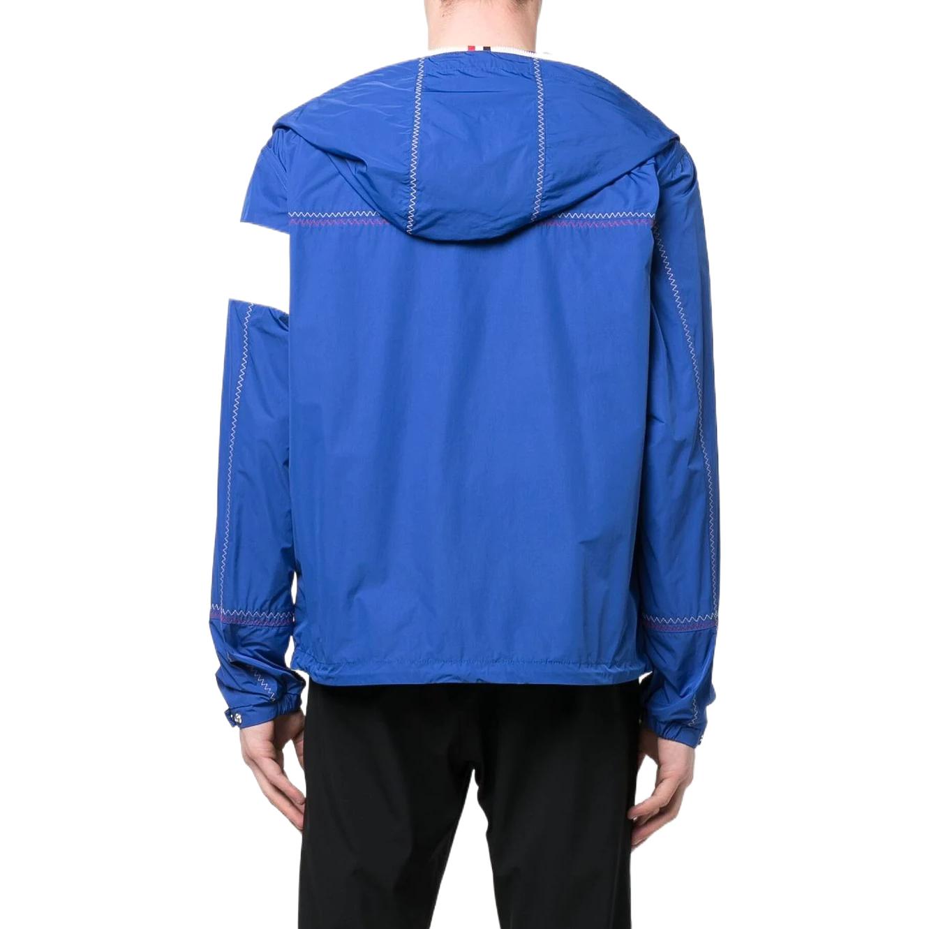 Purchase Moncler SS22  Contrast Stitch Hooded Long Sleeve Jacket. H10911A0014254A91754