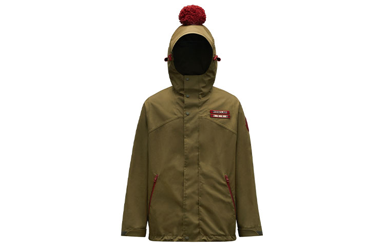 Order モンクレール SS22 ドローストリング フーデッド ジャケット ミリタリーグリーン 1A00009M14688A2
