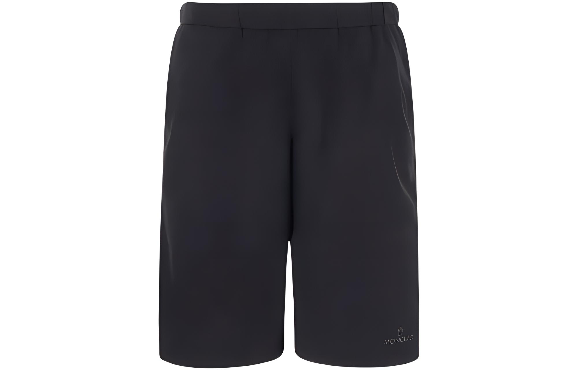 Moncler SS22  Elastic Waist Straight Shorts Solid Color 2B00001595OS999