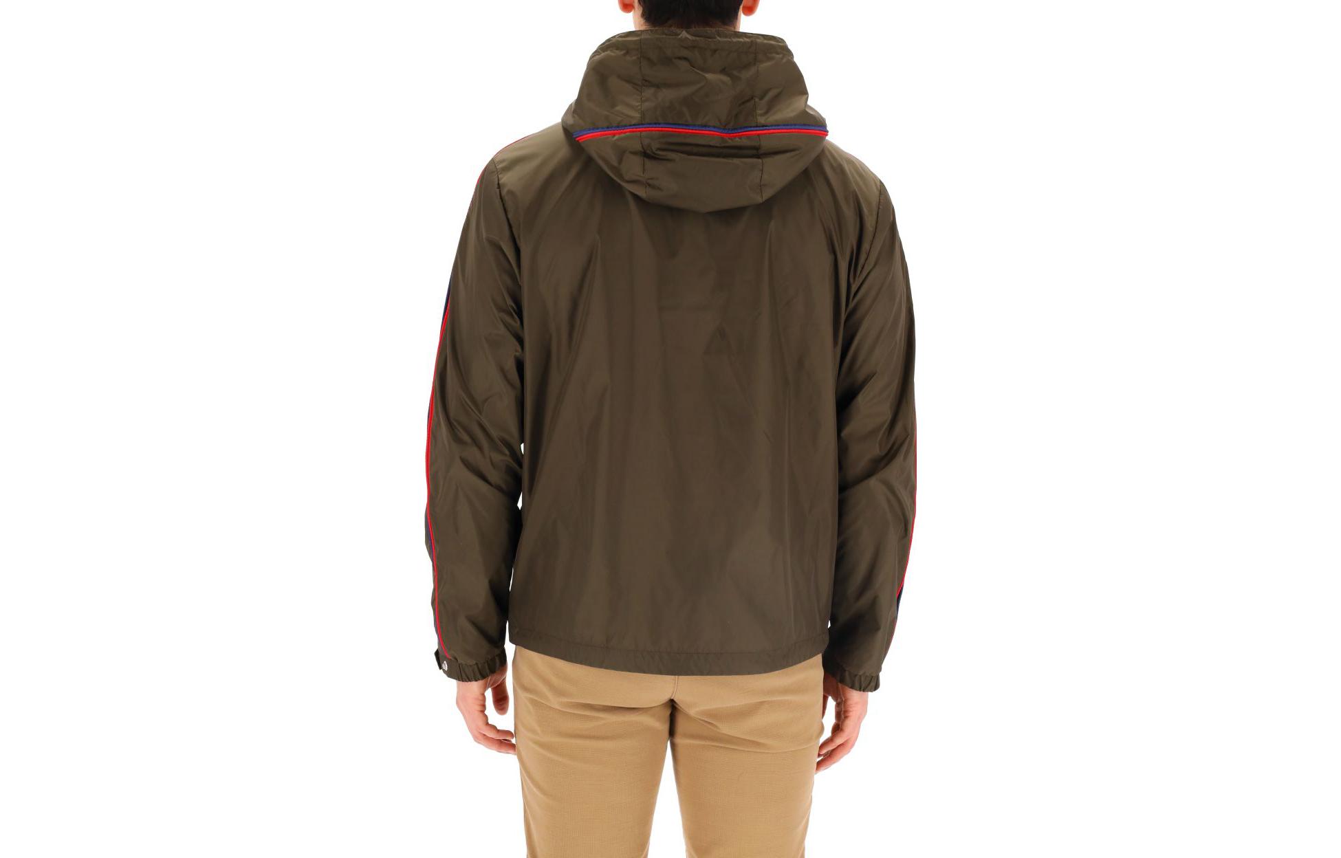 Moncler SS22  Green Hoodie Jacket with Logo Patch and Zipper. 1A0008568352833 圖 3